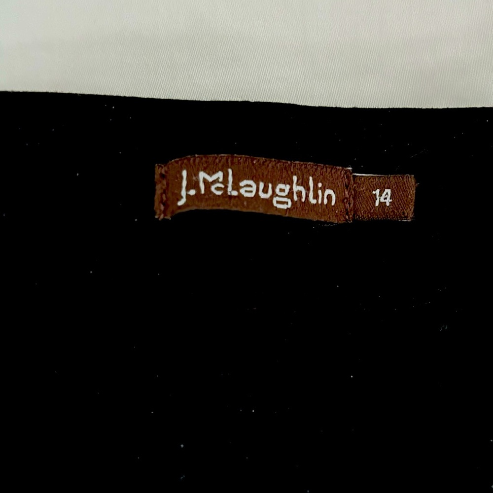 J McLaughlin Black dressy pants jean style. So sophisticated looking!